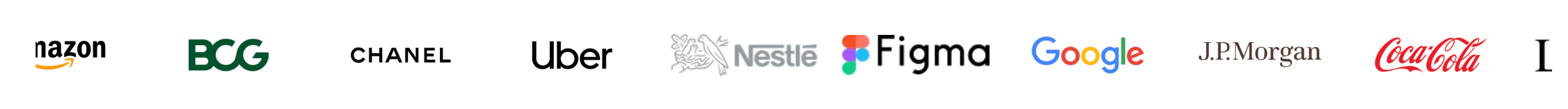 Companies that trust Naboo: Amazon, BCG, Chanel, Uber, Nestlé, Figma, Google, JP Morgan, Coca-Cola